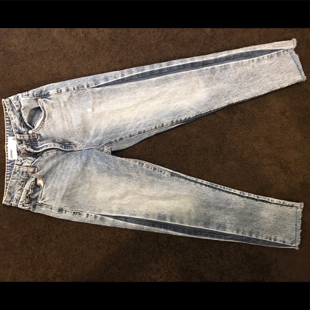 Garage jeans dark wash “Mom” style Size 0